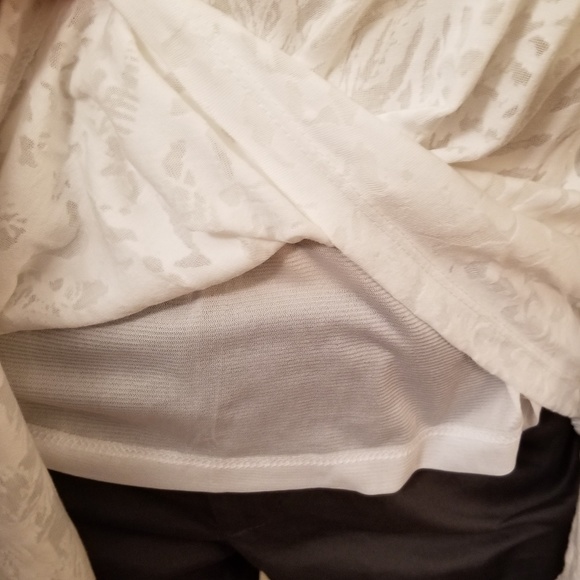 Chicos White Layered Look Top - Picture 4 of 8